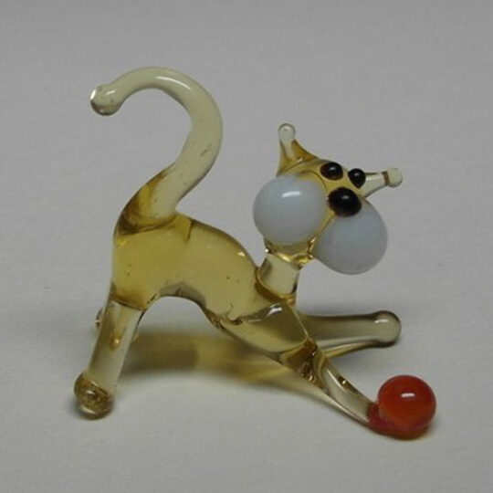 Miniature Kitten with Ball