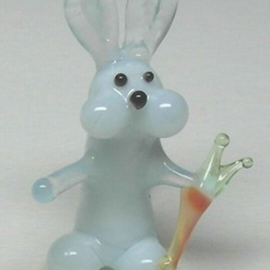 Miniature Rabbit with Carrot