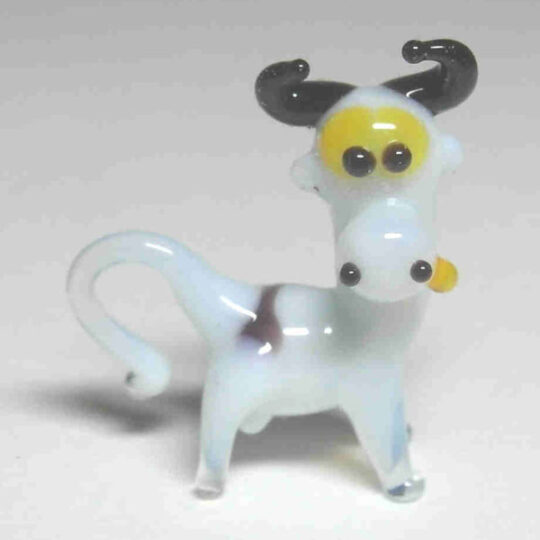 Miniature White Cow