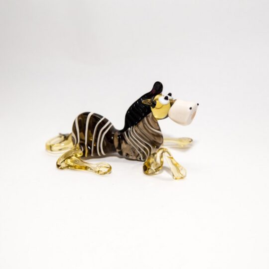 Zebra Resting Figurine