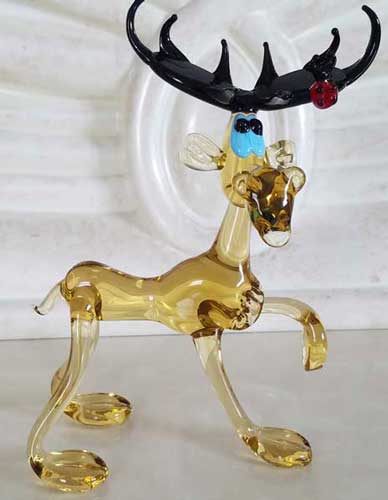 Moose with Ladybug on Antler