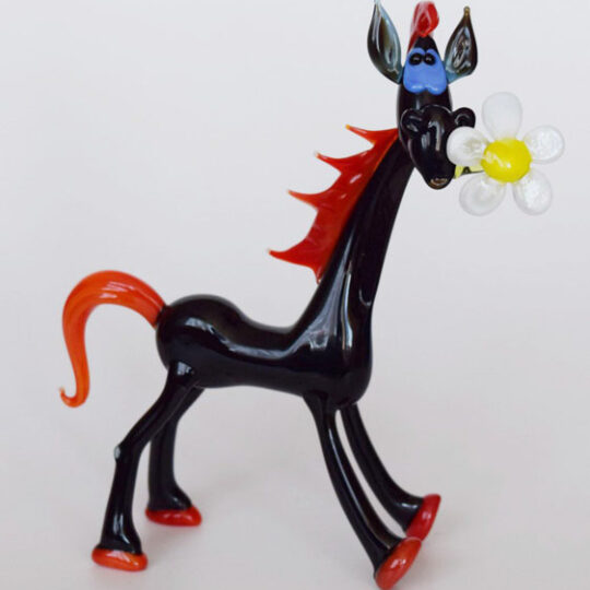 Large Horse w Flower