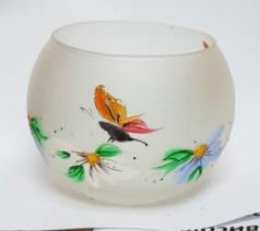 Large Candle Holder - Butterfly