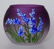 Large Candle Holder - Lavender