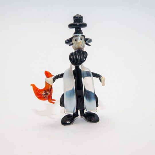 Rabbi With Chicken Figurine