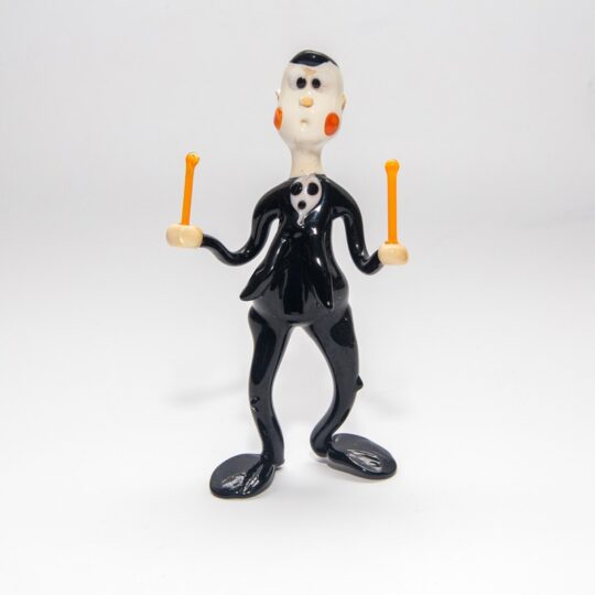 Musician With Drumsticks Figurine