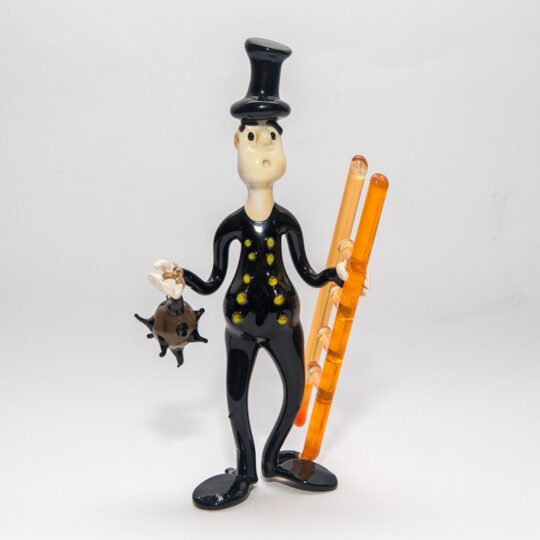 Chimney Sweep With Ladder 'N Mace Figurine