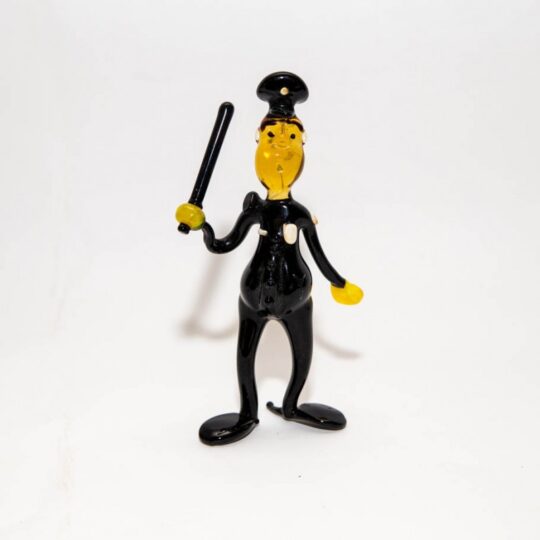 Police Officer With Baton Figurine