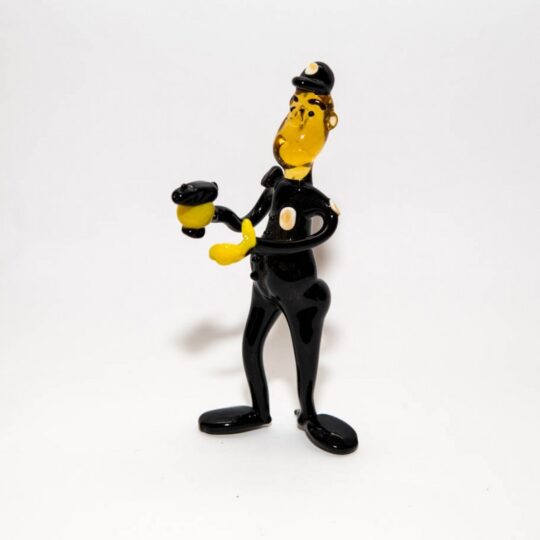 Police Officer In Action Figurine